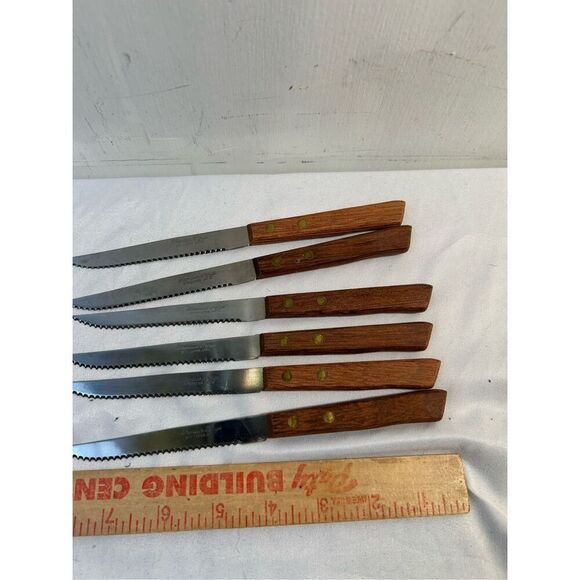 Frontier Forge Steak Knives Japan Wood Handle replacement - Picture 2 of 5